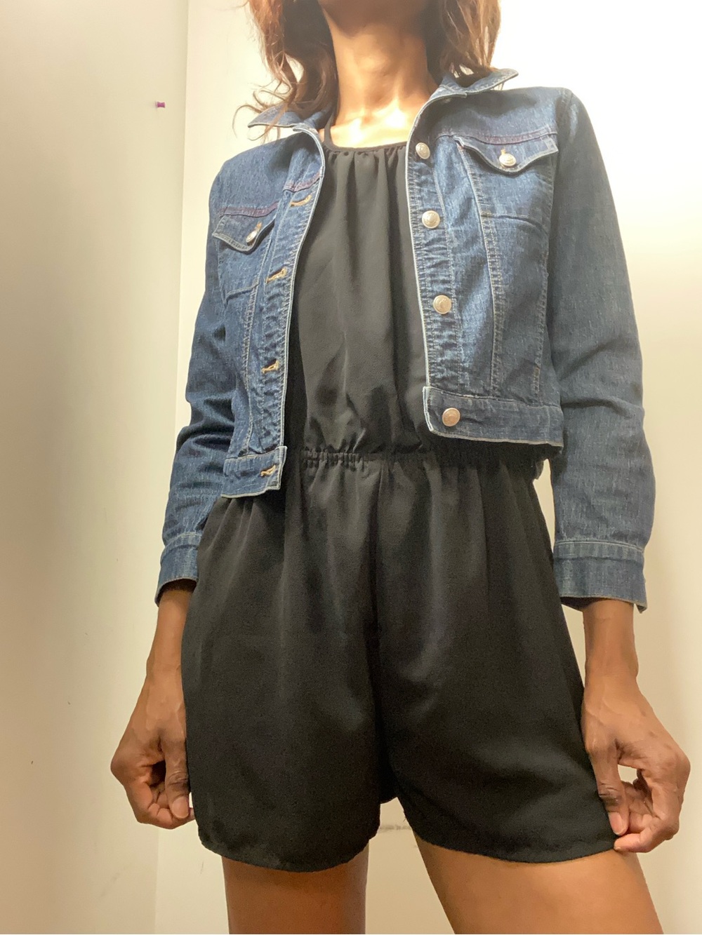 Sexy Black Backless Halter Romper - Picture 9 of 12